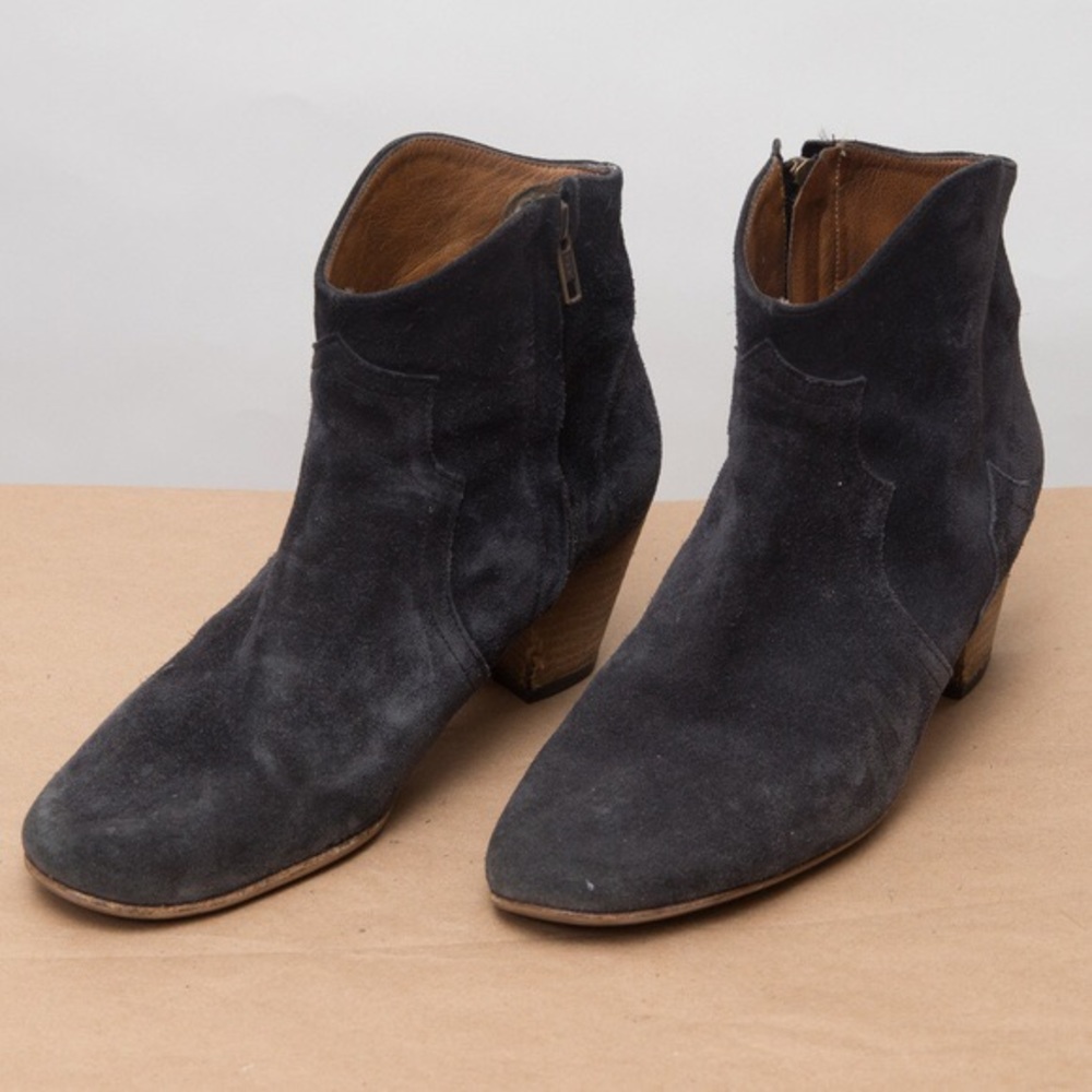 Isabel Marant gray suede booties - Size 41 US size 10 - Picture 3 of 4